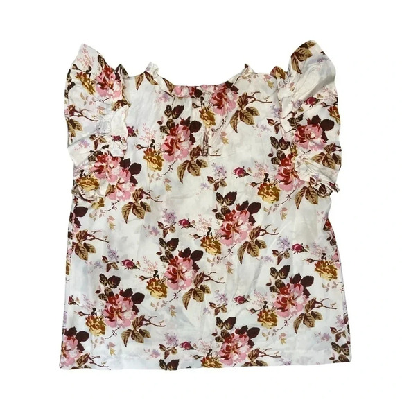 Sea New York Esme Floral Ruffle Top Size Small - Picture 6 of 9